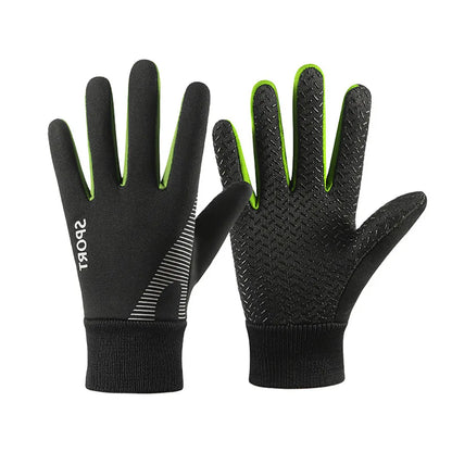 NOFOXO Winter Kids Warm Gloves Water-resistant Sports Gloves Thick Plush Lining Cold Weather Childrens Cycling Gloves Boys Girls