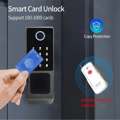 Waterproof Smart Door Lock with Bluetooth and WiFi Control - Smarsty