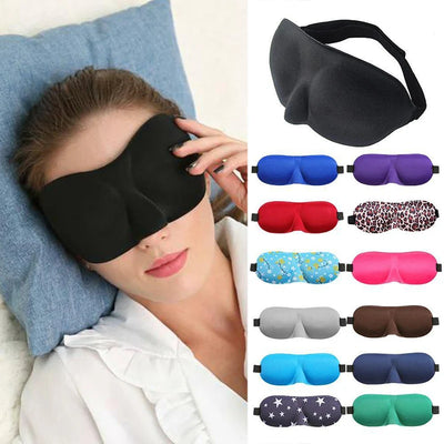 3D Sleep Mask Eyepatch for Ultimate Light Blocking Comfort - Smarsty