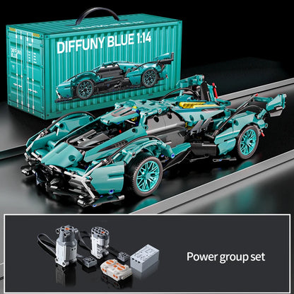 ToylinX Technical Building Blocks Racing Sport Car Speed Vehicle Model City Mechanical Super Bricks Puzzle Toys Adult Gift