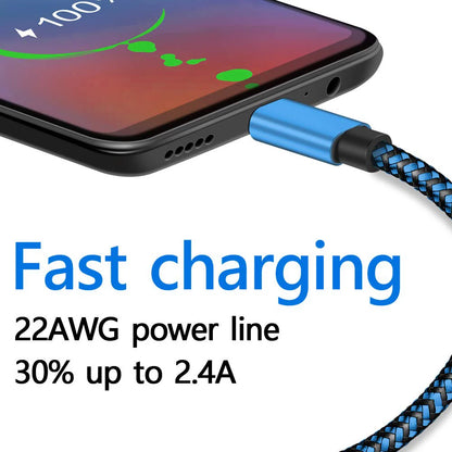 Nylon Braided USB Type C Cable For Fast Charging - Smarsty