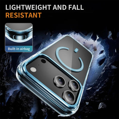 Luxury Phantom HD Transparent for Magsafe Magnetic Phone Case for iPhone 17 Air 16 15 14 Plus 13 12 11 Pro Max Shcokproof Cover