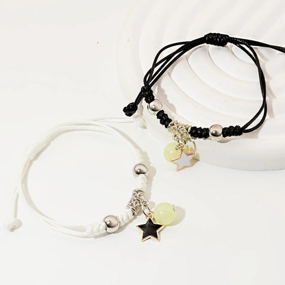 Luminous Beads Couple Bracelets Set for Matching Friends - Smarsty
