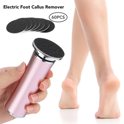 Rechargeable Electric Foot File for Dead Skin Removal - Smarsty