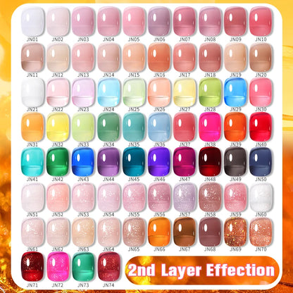 Born Pretty 10ml Translucent Jelly Gel Polish - Smarsty