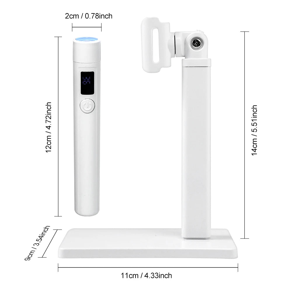 Portable Mini Nail UV LED Lamp for Quick Drying - Smarsty