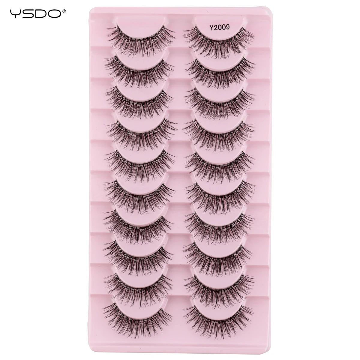 YSDO Natural Full Cat Eye False Eyelashes 3D Effect - Smarsty