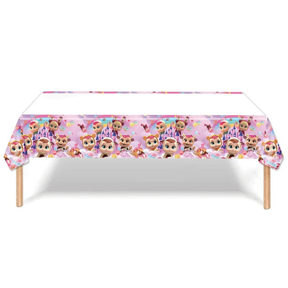 Cry Babies Birthday Party Decorations Tableware Set - Smarsty