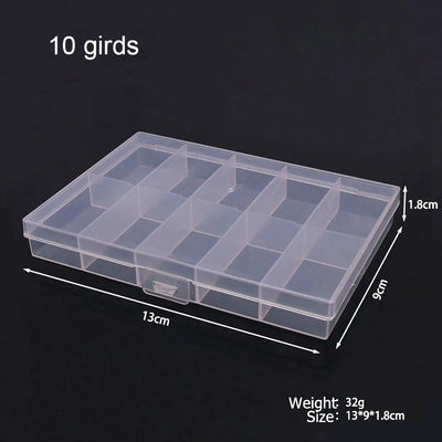 Plastic Jewelry Organizer Storage Box With Dividers - Smarsty