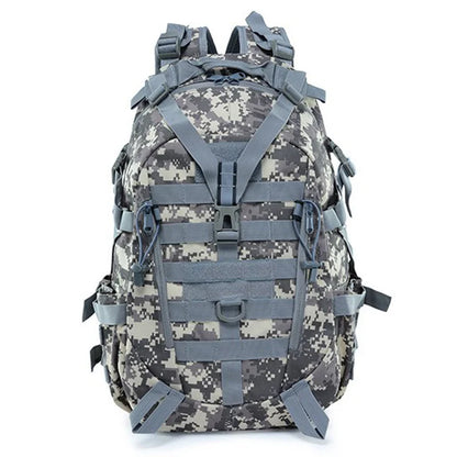 40L Tactical Backpack for Men Camping Hiking Backpacks Reflective Outdoor Travel Bags Survival Molle Climbing Rucksack Bag - Smarsty