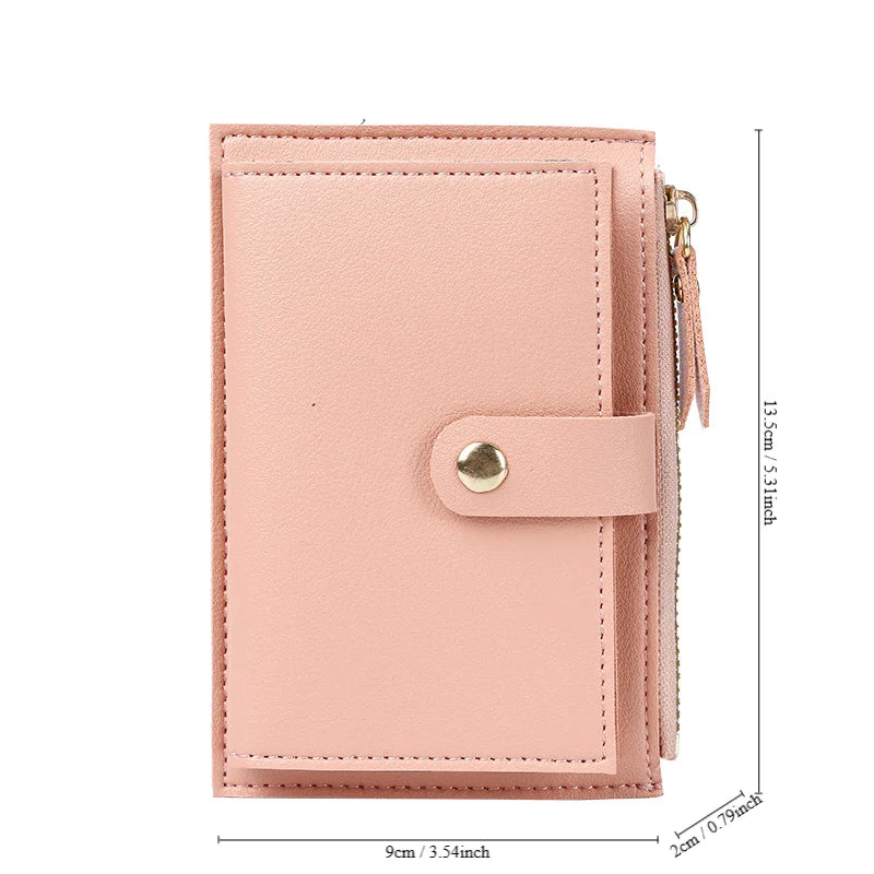 Wallet female ins students 2024 new wallet female ultra-thin card bag one small change bag clutch bag - Smarsty