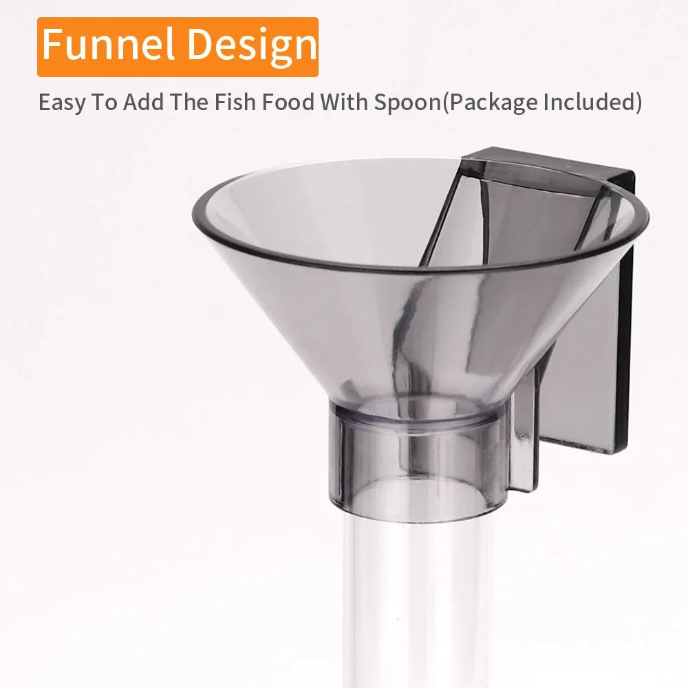 Acrylic Aquarium Feeder Tube for Small Fish - Smarsty