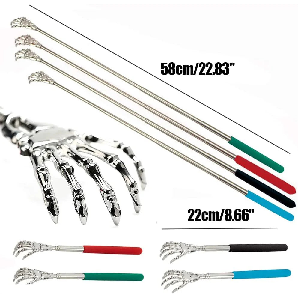 Telescopic Stainless Steel Back Scratcher for Easy Itch Relief - Smarsty