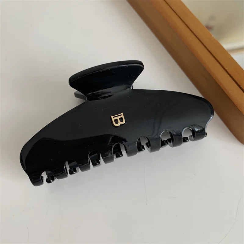 Acetate Hair Clip For Women Strong Grip Stylish Sweet Disc - Smarsty