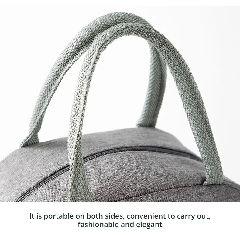 Insulated Bento Lunch Bag With Aluminum Foil Ice Pack - Smarsty