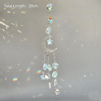 Hanging Crystal Pendant Suncatcher Wind Chimes for Home Decor - Smarsty