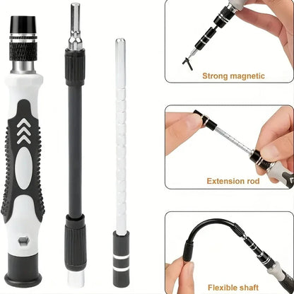 JCD Precision Screwdriver 115-in-1 Set Multifunctional Professional Repair Tool with 98pcs Magnetic Suitable for various repairs