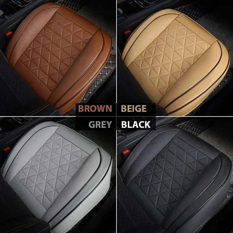 PU Leather Front Car Seat Cover Memory Foam Cushion - Smarsty
