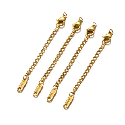 Stainless Steel Extension Chains Lobster Clasps Durable - Smarsty