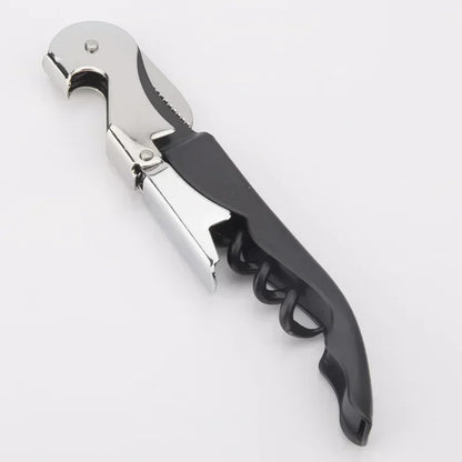 Double Fulcrum Stainless Steel Corkscrew Wine Opener - Smarsty
