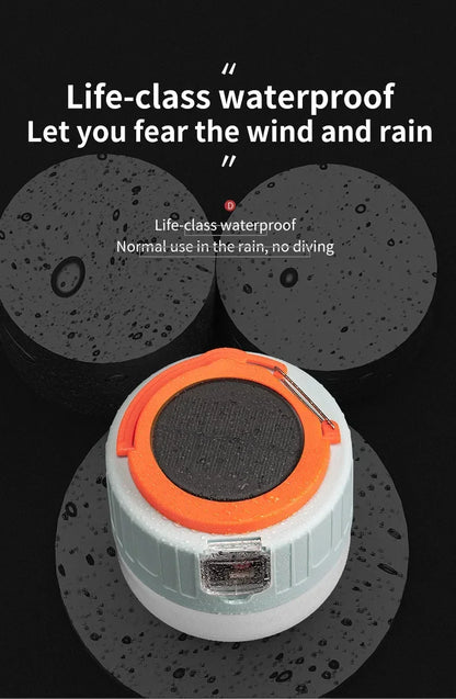 High Power LED Camping Light USB Rechargeable Bulb Outdoor Tent Lamp Portable Lantern Emergency Lighting Lights For BBQ Hiking by Smarsty