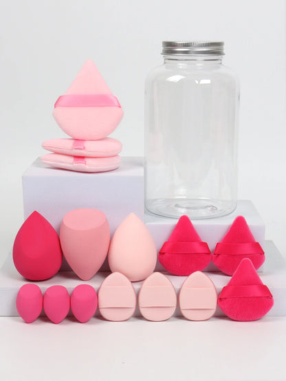 Spring Cosmetic Puff Set with Mini Makeup Eggs and Cushions - Smarsty