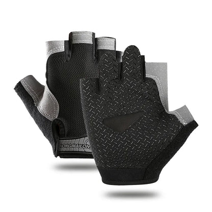 Breathable Half Finger Cycling Gloves Anti Slip Shock Absorption - Smarsty