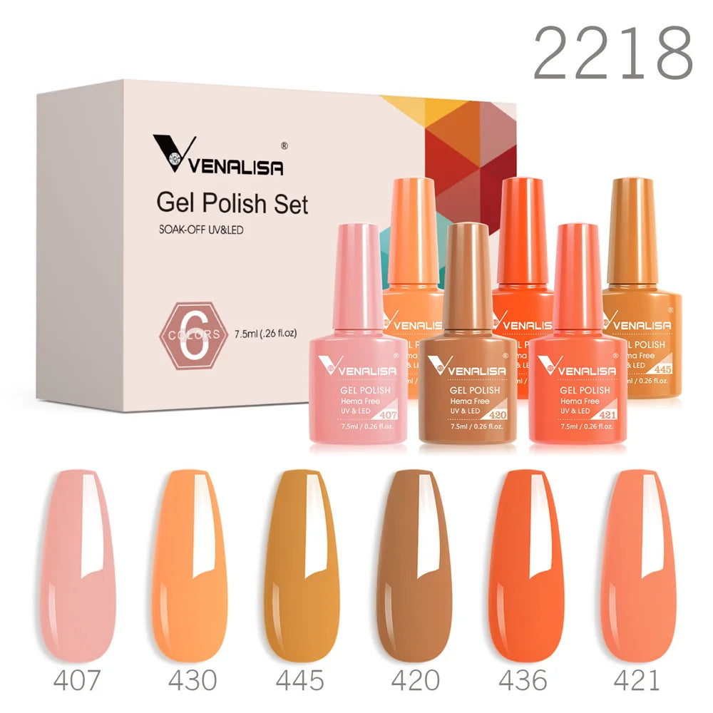 Venalisa HEMA Free Jelly Pink Nail Gel Kit - Smarsty