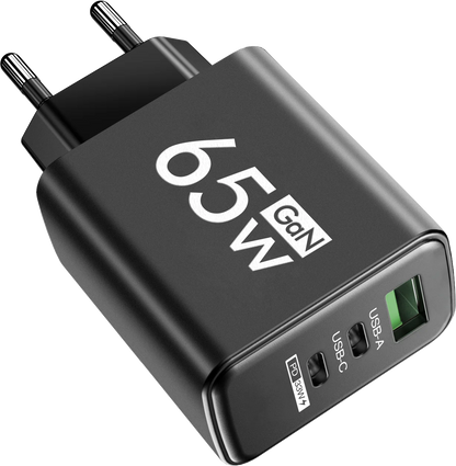 GaN 65WMax USB C PD Ultra Fast Charging Wall Charger - Smarsty