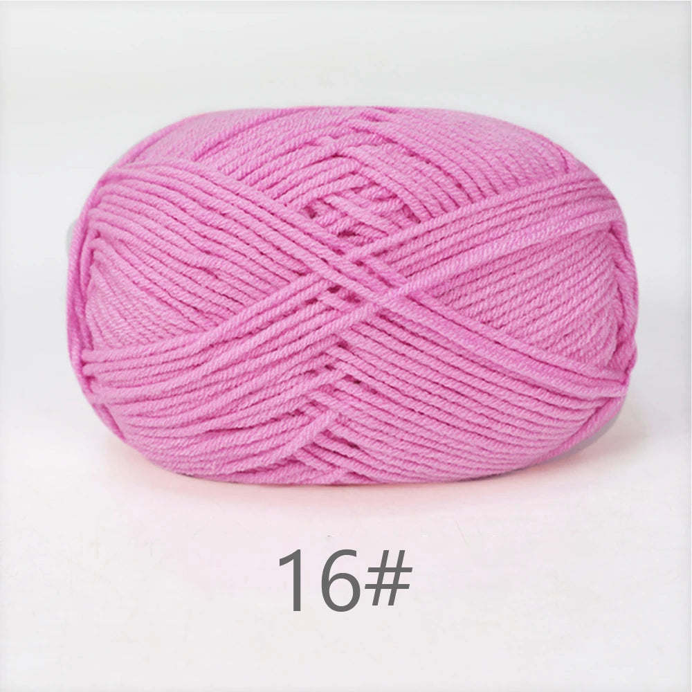Soft Milk Cotton Yarn for Hand Knitting Projects - Smarsty