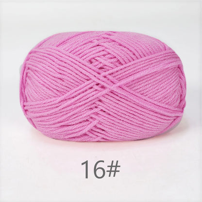 Soft Milk Cotton Yarn for Hand Knitting Projects - Smarsty