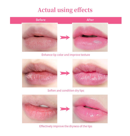 Pink Lip Serum Lotion for Moisturized and Smooth Lips - Smarsty