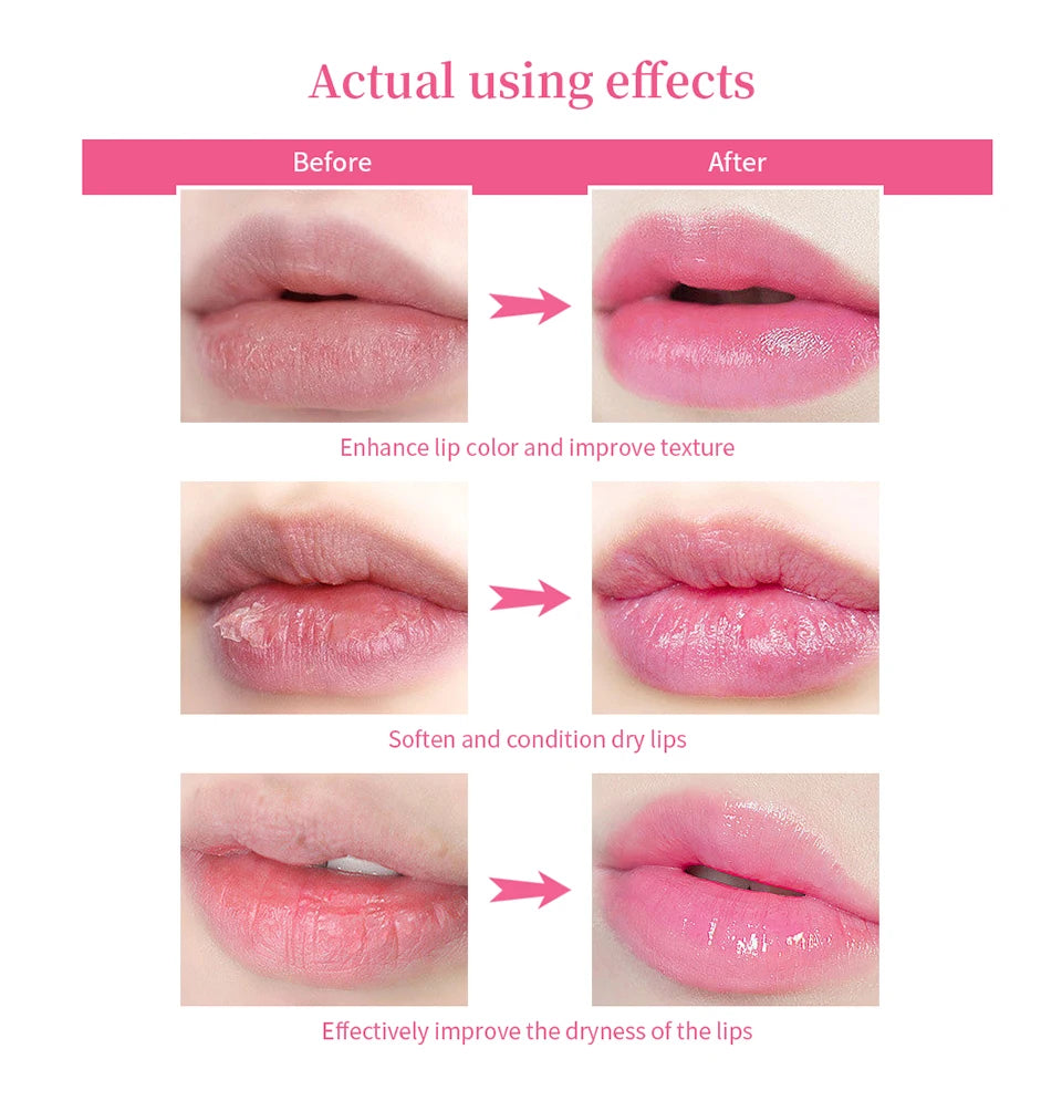 Pink Lip Serum Lotion for Moisturized and Smooth Lips - Smarsty