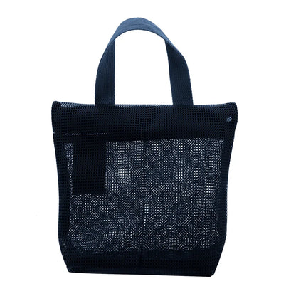 Mesh Makeup Toiletry Storage Bags Handbags Portable Travel Washing Body Shower Tools Organizer Hanging Cosmetic Organizer Pouch - Smarsty