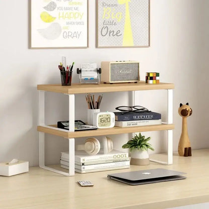 Computer Monitor Elevated Monitor Base Home Office Storage Rack Computer Desktop Creative Storage Rack Office Storage Supplies