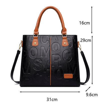 PU Leather Crossbody Bag For Women Large Capacity Travel - Smarsty