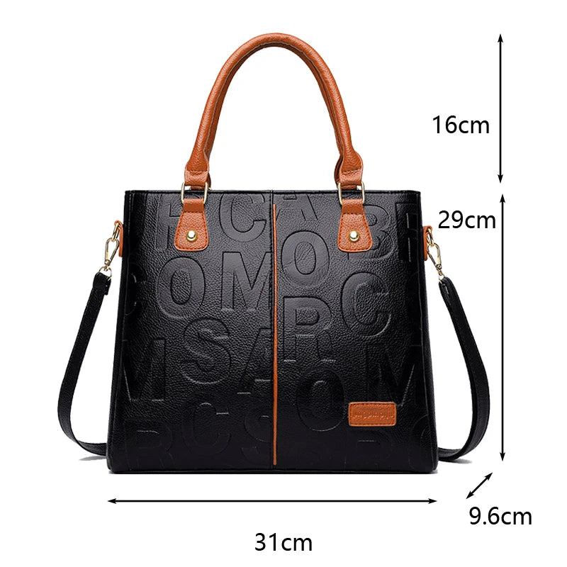 PU Leather Crossbody Bag For Women Large Capacity Travel - Smarsty