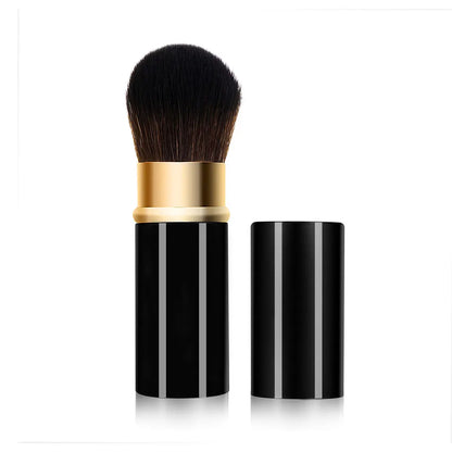 Retractable Makeup Brush with Aluminum Handle for Easy Application - Smarsty
