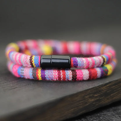 Men's Bohemia Rope Bracelet for Adventure and Survival - Smarsty