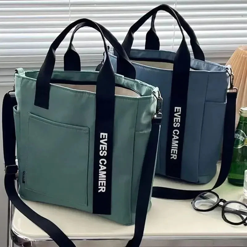 Casual Large Capacity Tote Bag Nylon Waterproof Everyday - Smarsty