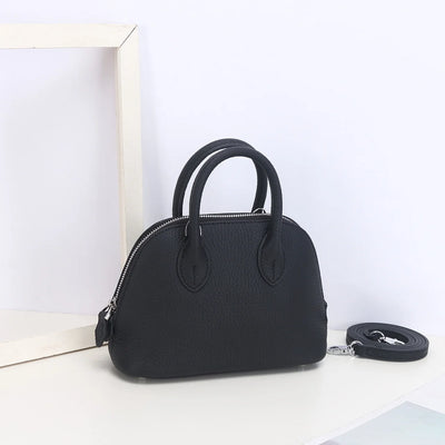 Cow Leather Shell Bag Crossbody Women Messenger Style - Smarsty