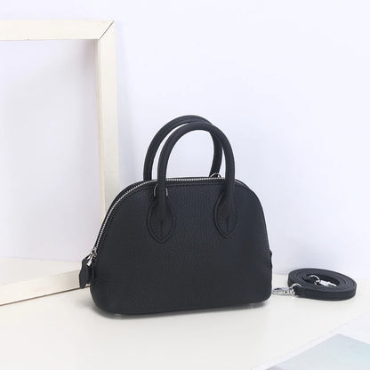 Cow Leather Shell Bag Crossbody Women Messenger Style - Smarsty
