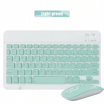 Compact Bluetooth Wireless Keyboard And Mouse For Tablet