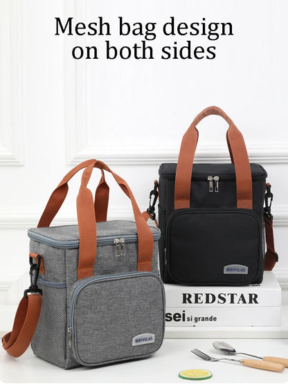 Crossbody Insulated Lunch Bag With Large Capacity Waterproof - Smarsty
