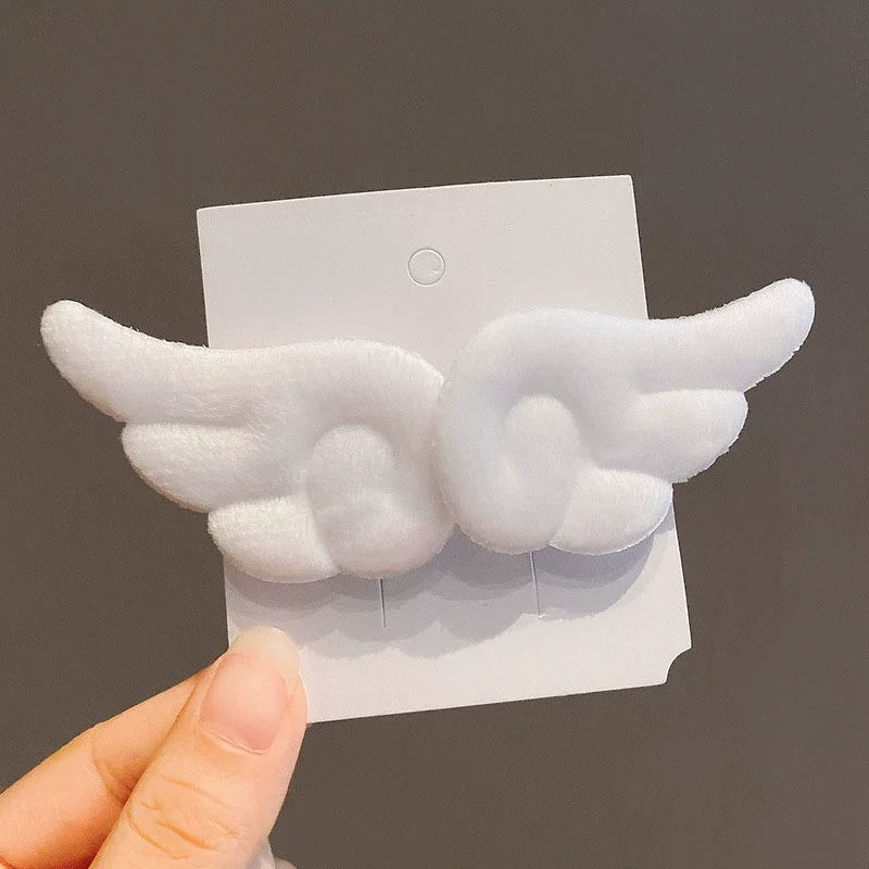 Cute Angel Wing Plush Hairpin for Girls - Smarsty