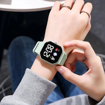 Kids Waterproof Sport Digital Watch with Silicone Strap - Smarsty