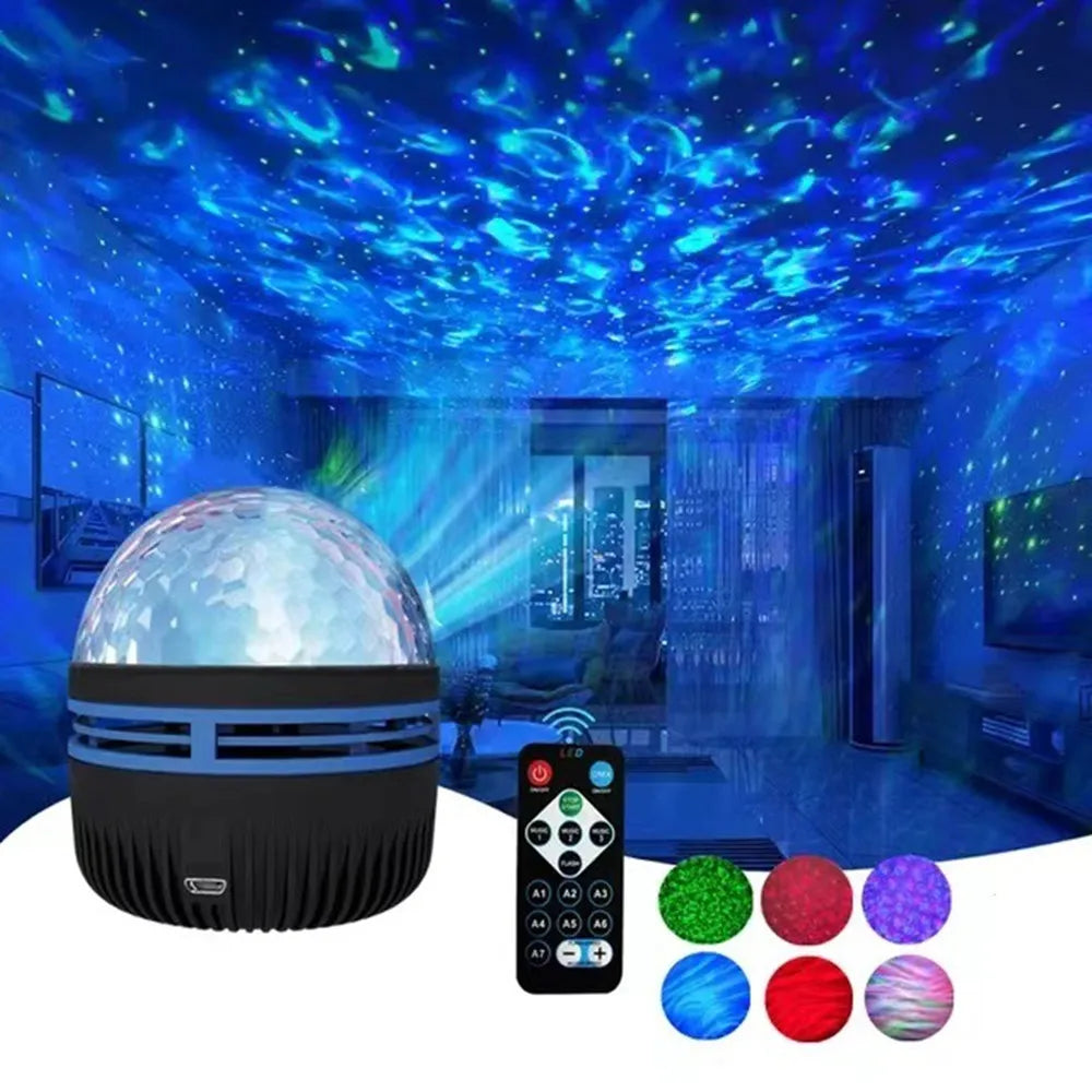 USB LED Starry Sky Projector Night Light with Remote - Smarsty