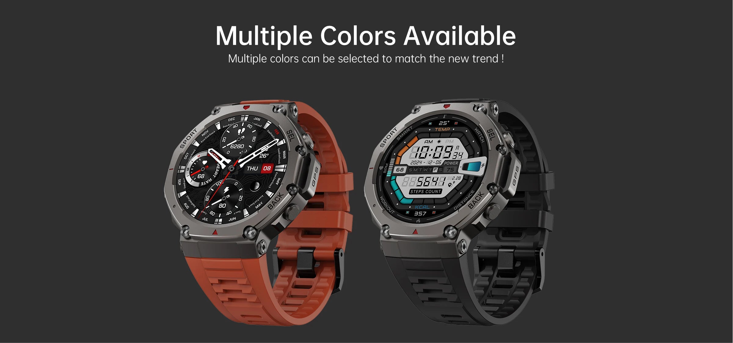 T-Rex 3 GPS Smart Watch with Altimeter and Waterproof Design - Smarsty