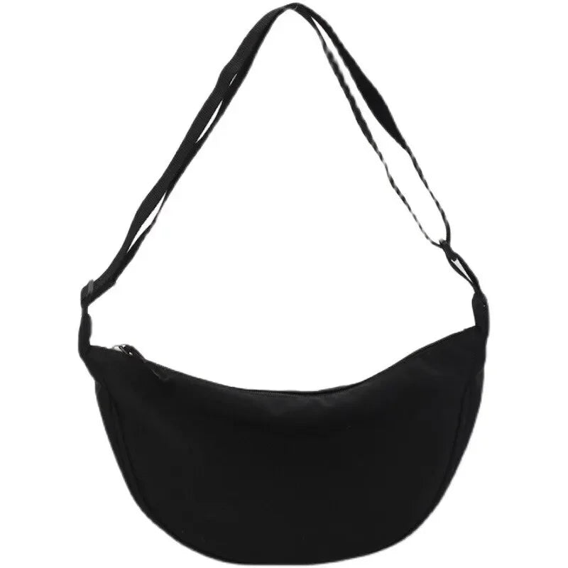 Women Backpack PU Leather Crossbody Bag With Zipper - Smarsty