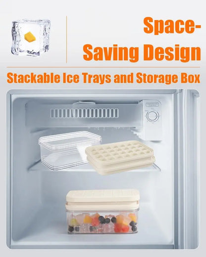 Large Capacity Silicone Ice Cube Tray for Easy Drinks - Smarsty